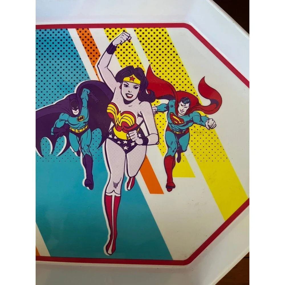DC Comics Wonder Woman Batman & Superman Serving Melamine